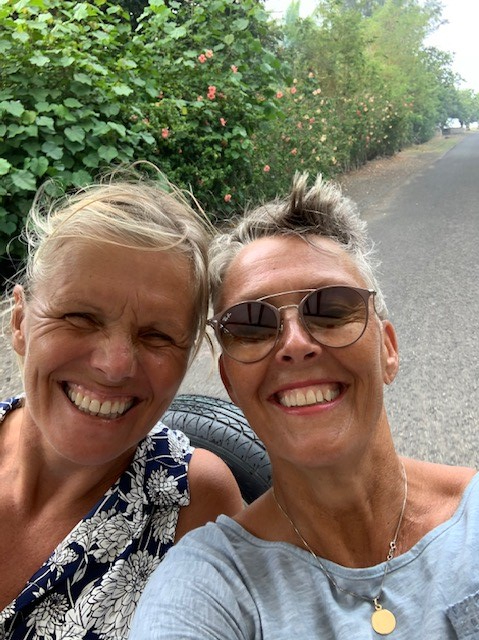 Rampen i bakssete :) Flotte damer